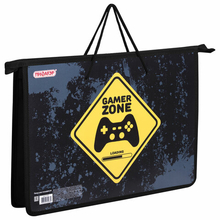 Папка на молнии с ручками А4 "Пифагор" Game Zone, пластик, 271470