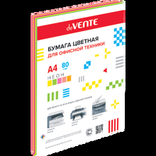 Бумага "deVente" 80 г. 100 л. ассорти, 5 цв, интенсив, арт.2072706
