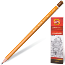 Карандаш чернографитный "Koh-i-Noor" 1500 5Н, без резинки