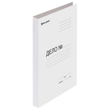 Папка-скоросшиватель "Дело", картон мелованный, 280 г/м2, "Брауберг", арт.110923