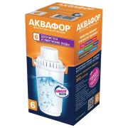 Сменная кассета АКВАФОР «В6», умягчение воды, для фильтров АКВАФОР, 203812