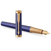 Ручка перьевая Parker «Ingenuity Blue GT» 0,8мм, подарочная упаковка