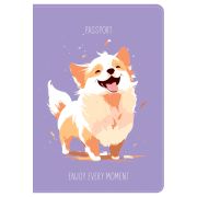 Обложка для паспорта MESHU «Shiny Puppy», ПВХ, 2 кармана