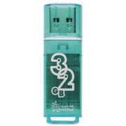 Флеш-диск 32 Gb USB 2.0 SmartBuy Glossy Serirs Green