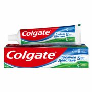 Зубная паста 100 мл COLGATE «Натуральная мята», тройное действие, с фторидом, 7891024128992