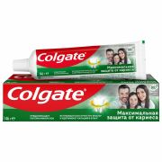 Зубная паста 100 мл COLGATE «Двойная мята», защита от кариеса, с фторидом и кальцием, 7891024149027