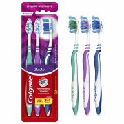 Зубная щетка НАБОР (2+1) COLGATE «Зиг заг», средней жесткости, FVN59964