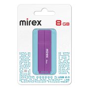 Флеш-диск 8 Gb USB 2.0 Mirex Line Violet