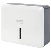 Диспенсер для полотенец LAIMA PROFESSIONAL SUPER (Система H2), Z-сложения, ABS-пластик, белый, 609505