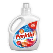 Гель для стирки для всех типов тканей, 200 стирок, 4 л, PERKLIN (ПЕРКЛИН) SUPER COLOR, 609779
