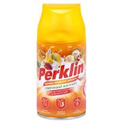 Сменный баллон 250 мл PERKLIN (ПЕРКЛИН) «Райский десерт», для автоматических освежителей, универсальный, 609801