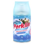 Сменный баллон 250 мл PERKLIN (ПЕРКЛИН) «Тропический бриз», для автоматических освежителей, универсальный, 609802