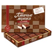 Конфеты РОТ ФРОНТ «Птичье молоко» суфле сливочно-ванильные в шоколадной глазури, 200 г, РФ09760