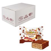 Конфеты вафельные РОТ ФРОНТ «Коровка» глазированные с шоколадной начинкой, гофрокороб 2 кг, РФ17636