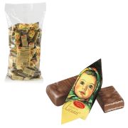 Конфеты шоколадные КРАСНЫЙ ОКТЯБРЬ «Аленка», вафельные, молочно-ореховые, 1000 г, пакет, КО11384