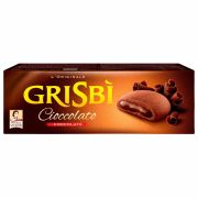 Печенье песочное GRISBI «Cioccolato» с шоколадным кремом 135 г, ИТАЛИЯ, 21201