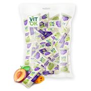 Конфеты VITOK «Фруктовая пастила» яблоко, слива, неглазированные, 500 г, пакет, 2818