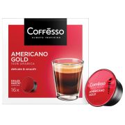 Кофе в капсулах COFFESSO «Americano Gold» для кофемашин Dolce Gusto, 16 порций, 102152