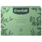 Чай GREENFIELD «Natural Tisane», ассорти 6 вкусов, НАБОР 30 пакетиков, 1844-10