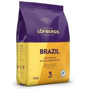 Кофе в зернах LOFBERGS «Brazil», 1 кг, арабика 100%, Швеция, 42672