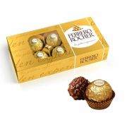 Конфеты шоколадные FERRERO «Rocher» с лесным орехом, 75 г, пенал, 09020СТ0000114
