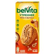 Печенье витаминизированное BELVITA «Утреннее» с фундуком и медом, 225 г, 9001211