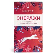 Чай NIKTEA «Энерджи» оолонг со вкусом энергетика, 21 пакетик в конвертах по 1,5 г, TALTHA-DP0100