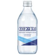 Вода газированная минеральная СЕНЕЖСКАЯ ГОСТ 0,33 л, стеклянная бутылка, 4600286110781