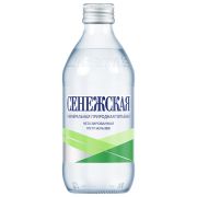 Вода негазированная минеральная СЕНЕЖСКАЯ ГОСТ 0,33 л, стеклянная бутылка, 4600286110774
