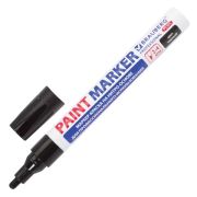 Маркер-краска лаковый 4 мм, черный, НИТРО-ОСНОВА, BRAUBERG PROFESSIONAL PLUS, 151445
