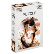 Пазл  1000 эл. ТРИ СОВЫ «Спящий котик»