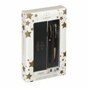 Набор Parker «Urban Duo»: ручка шариковая Urban Black GT, синяя, 1,0мм + перьевая ручка Urban Black GT