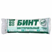 Бинт марлевый нестерильный 10 см х 5 м, плотность 28 (±2) г/м2, индивидуальная упаковка, NF
