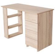 Стол письменный/компьютерный BRABIX «Scandi CD-016», 1100х500х750 мм, 4 ящика, дуб сонома, 641892, ЦБ013707-2