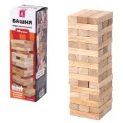 Игра настольная «БАШНЯ», 48 деревянных блоков, ЗОЛОТАЯ СКАЗКА, 662294