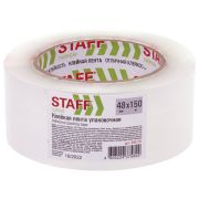 Скотч 48 мм х 150 м прозрачный «STAFF», 40 мкр., арт. 440178
