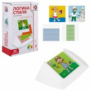 Настольная логическая игра IQ ТРЕНИНГ «Логика стиля», 1TOY, Т25561