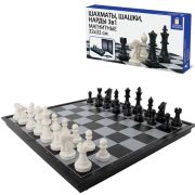 Шахматы, шашки, нарды «3 в 1», магнитные ХИТ, доска 32х32 см, ЗОЛОТАЯ СКАЗКА, 665764