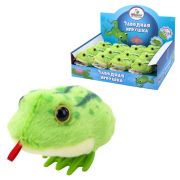 Игрушка мягкая заводная «Лягушка», высота 6 см, WOOZOO (ВУЗУ), 666189