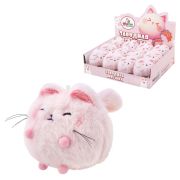 Игрушка пищалка мягкая заводная «Кот Пухляш», высота 8 см, WOOZOO (ВУЗУ), 666201