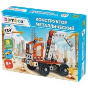 Конструктор металлический «Кран», цветной, с подвижными деталями, 139 элементов, BAMBOX (БАМБОКС), 667032