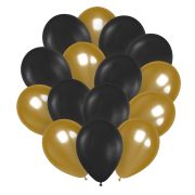 Воздушные шары,  25шт., М12/30см, MESHU «Gold», 2 цвета ассорти