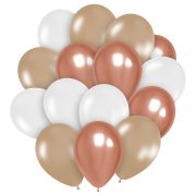 Воздушные шары,  25шт., М12/30см, MESHU «Light», 3 цвета ассорти