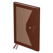 Ежедневник недатированный, А5, 136л., твердый переплет, кожзам, BG «Клатч», сангрия, внешний карман