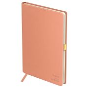 Ежедневник недатированный, А5, 136л., твердый переплет, кожзам, BG «Visvim. Pink», с магнитной застежкой