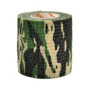 Камуфляжная лента защитная эластичная маскировочная когезивная, 4,5 м х 5 см, 1 рулон, DASWERK (ДАСВЕРК), 680037