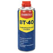 Смазка универсальная проникающая BT-40 (аналог WD-40) 450 мл, аэрозоль с трубочкой, RABBITEX (РАББИТЕКС), 700297