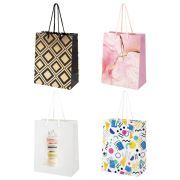 Пакет подарочный (1 штука) 18х10х23 см (M), «Everyday Collection», ассорти, фольга, ЗОЛОТАЯ СКАЗКА, 700807