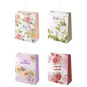 Пакет подарочный (1 штука) 26х13х32 см (L), «Woman Collection», ассорти, фольга, ЗОЛОТАЯ СКАЗКА, 700814
