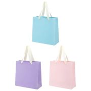Пакет подарочный (1 штука) 20х8х20 см, «Pastel Mix», ассорти, крафт, ЗОЛОТАЯ СКАЗКА, 700831